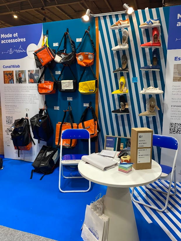 Canal16lab au salon MIF Expo 2025 : notre bagagerie upcyclée à l'honneur
