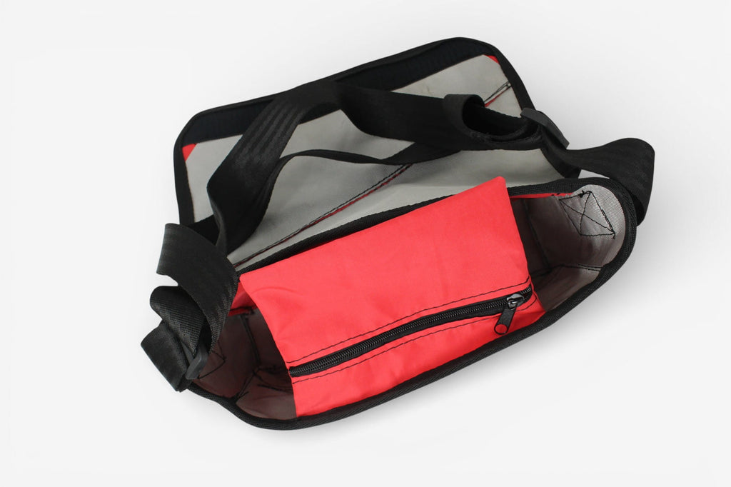 Sac messenger Sierra rouge