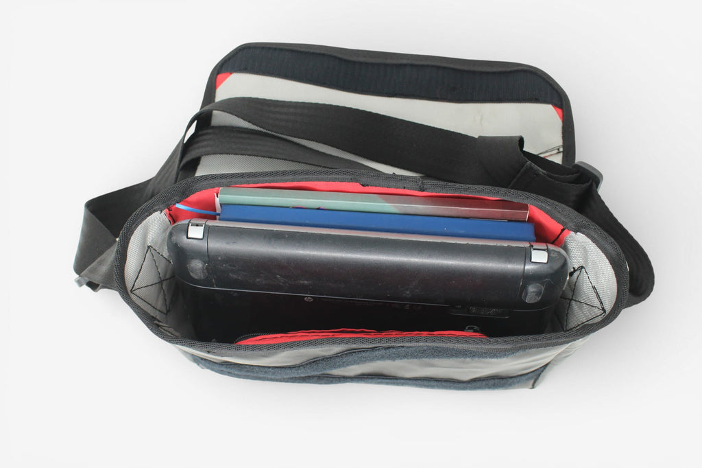 Sac messenger Sierra rouge