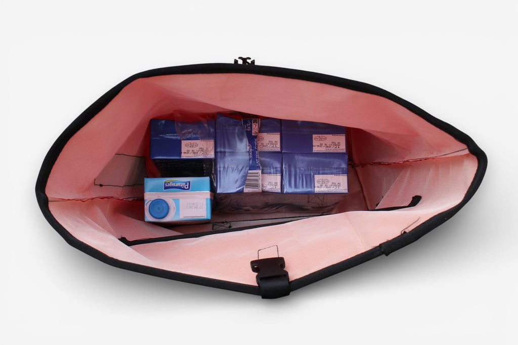 Sacoche de vélo Zulu orange porte bagage