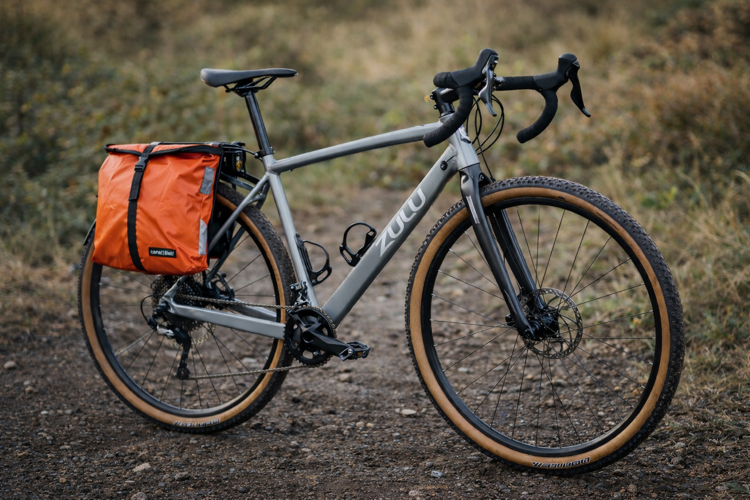Sacoche de vélo Zulu orange porte bagage